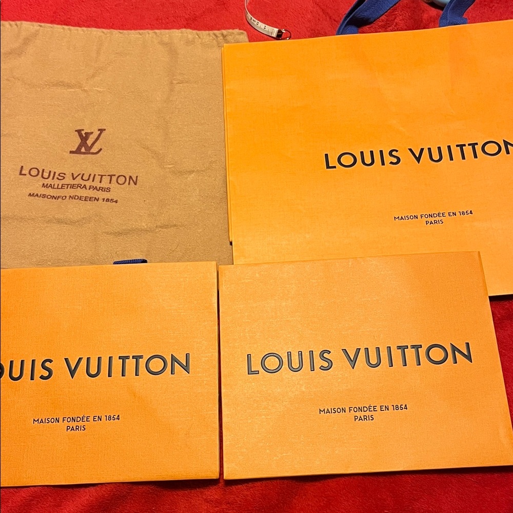 Louis Vuitton Signature Orange Packaging